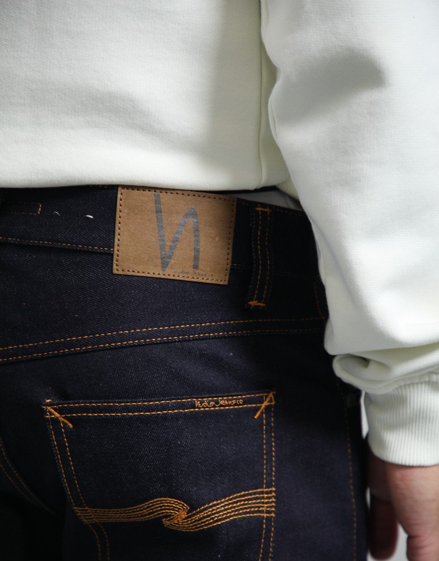 Nudie Jeans Co. Solid Ollie Jeans Dry Truest Selvage