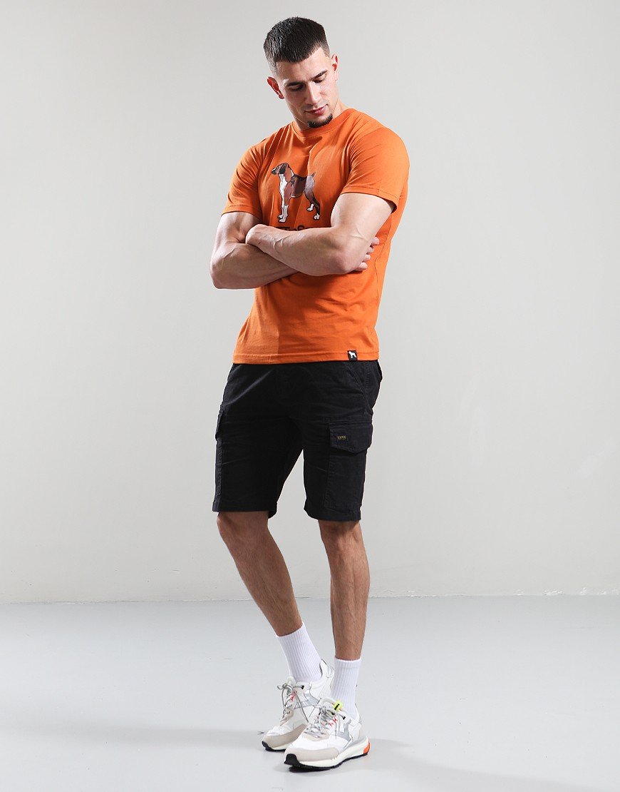 One True Saxon Dawg T-Shirt Dark Orange