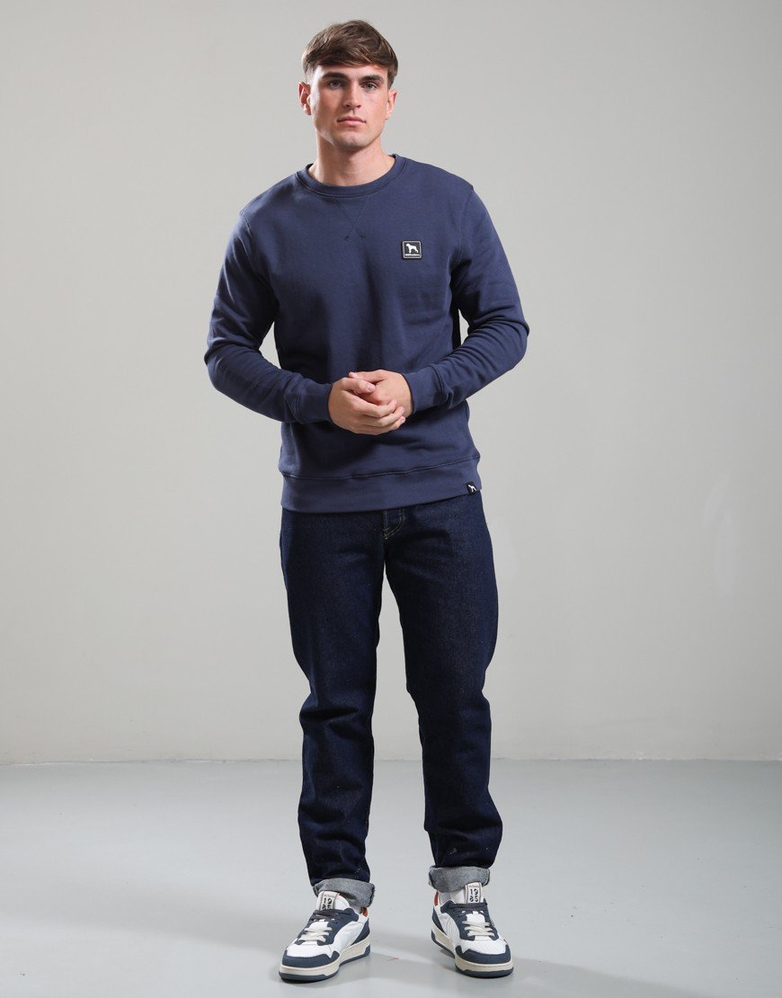One True Saxon Dexon Crew Sweat Navy