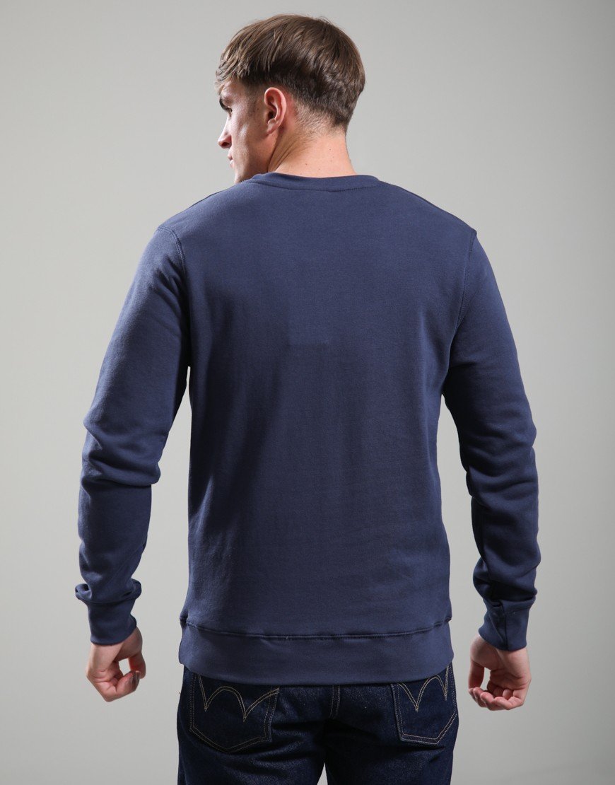One True Saxon Dexon Crew Sweat Navy