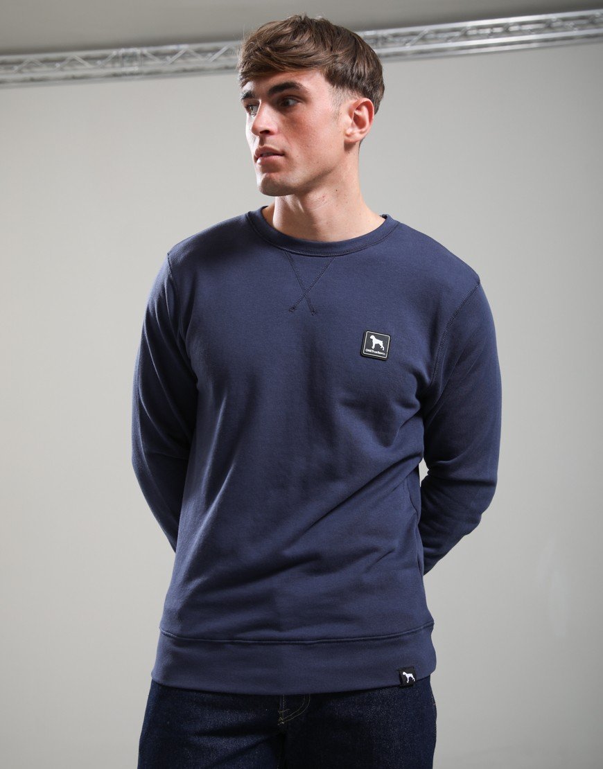 One True Saxon Dexon Crew Sweat Navy