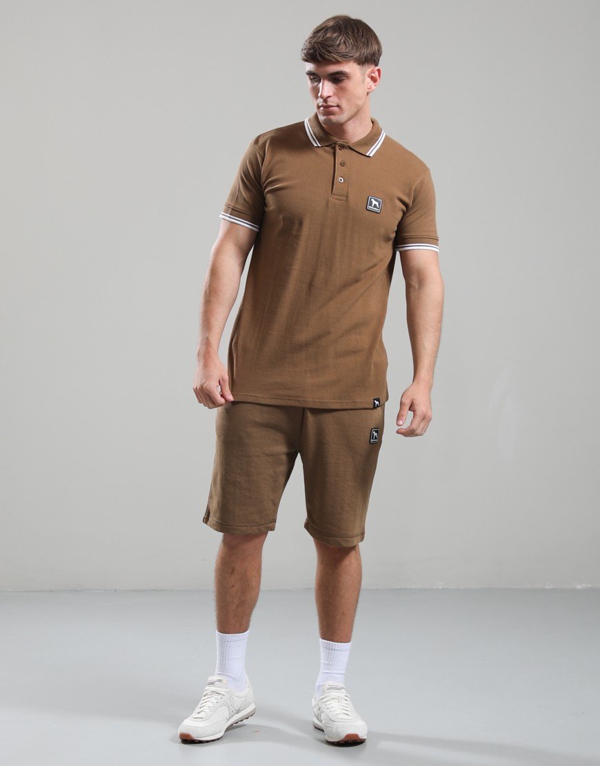 One True Saxon Dexon Polo Shirt Brown