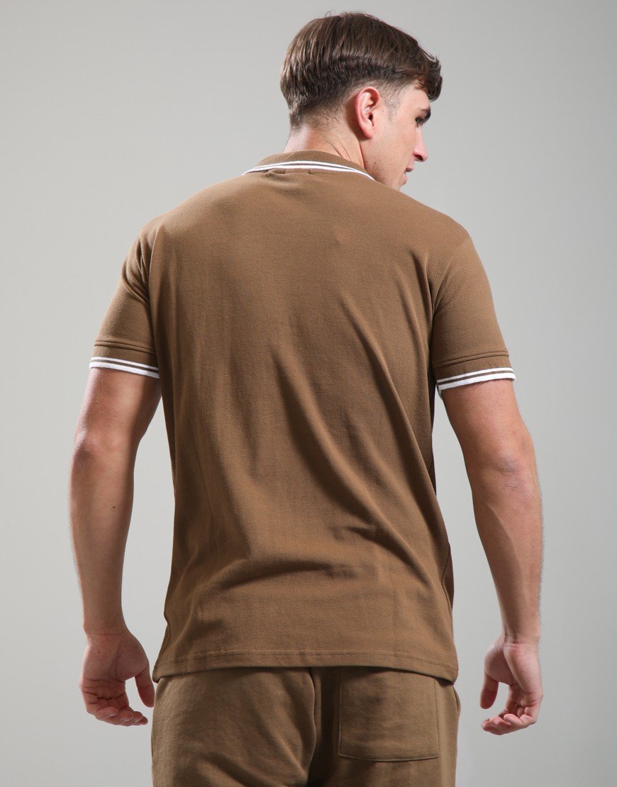 One True Saxon Dexon Polo Shirt Brown