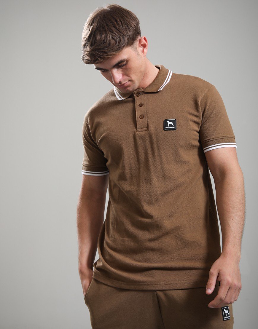 One True Saxon Dexon Polo Shirt Brown