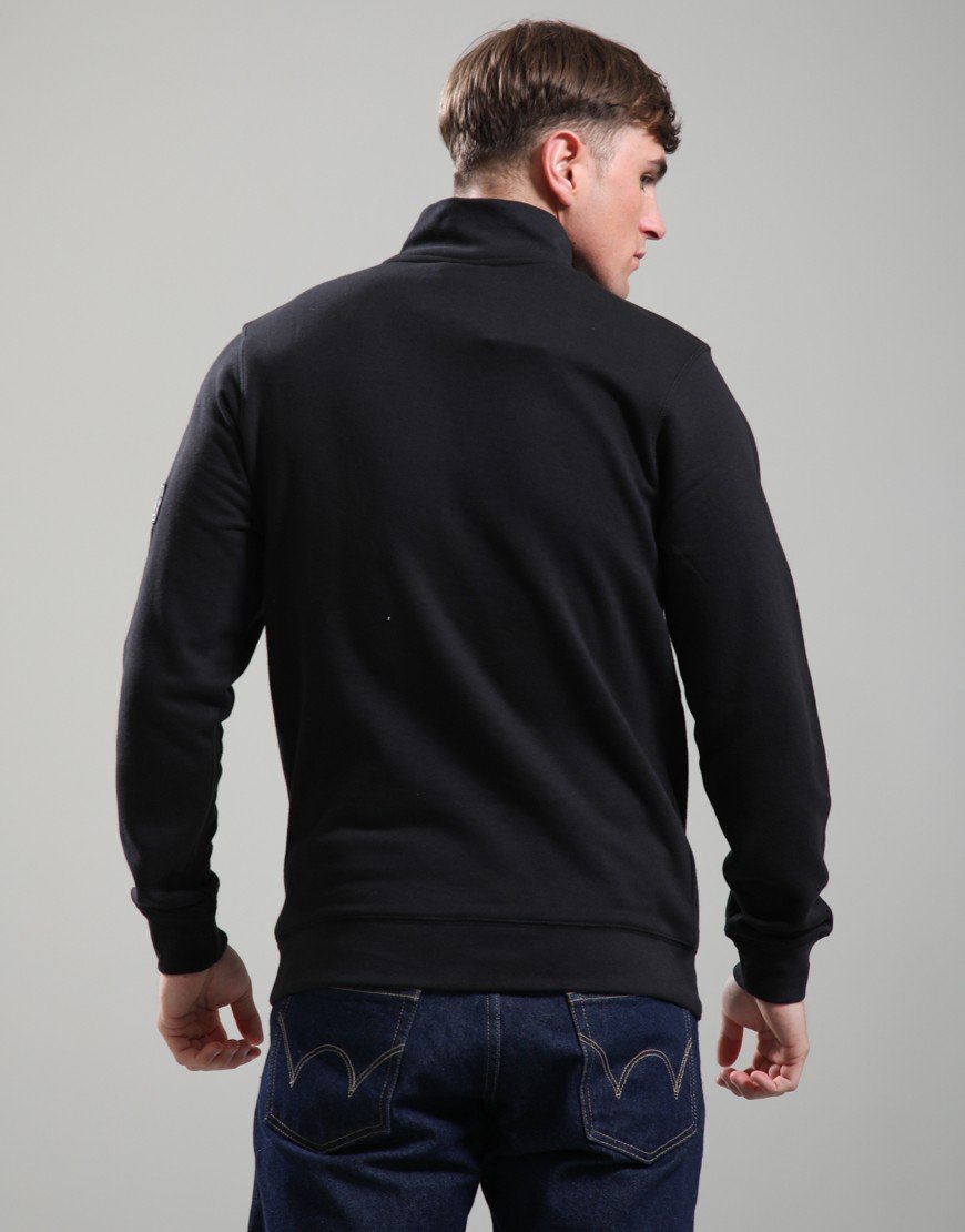 One True Saxon Dexon 1/4 Zip Sweat Black