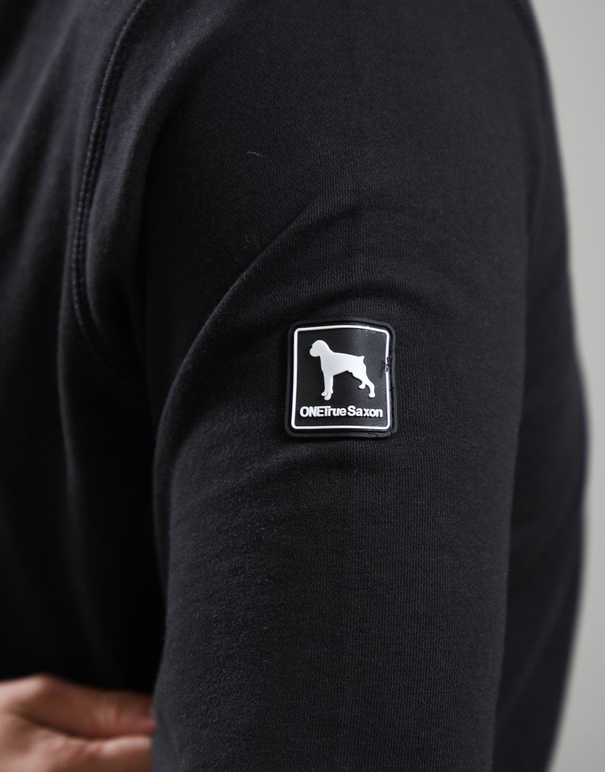 One True Saxon Dexon 1/4 Zip Sweat Black
