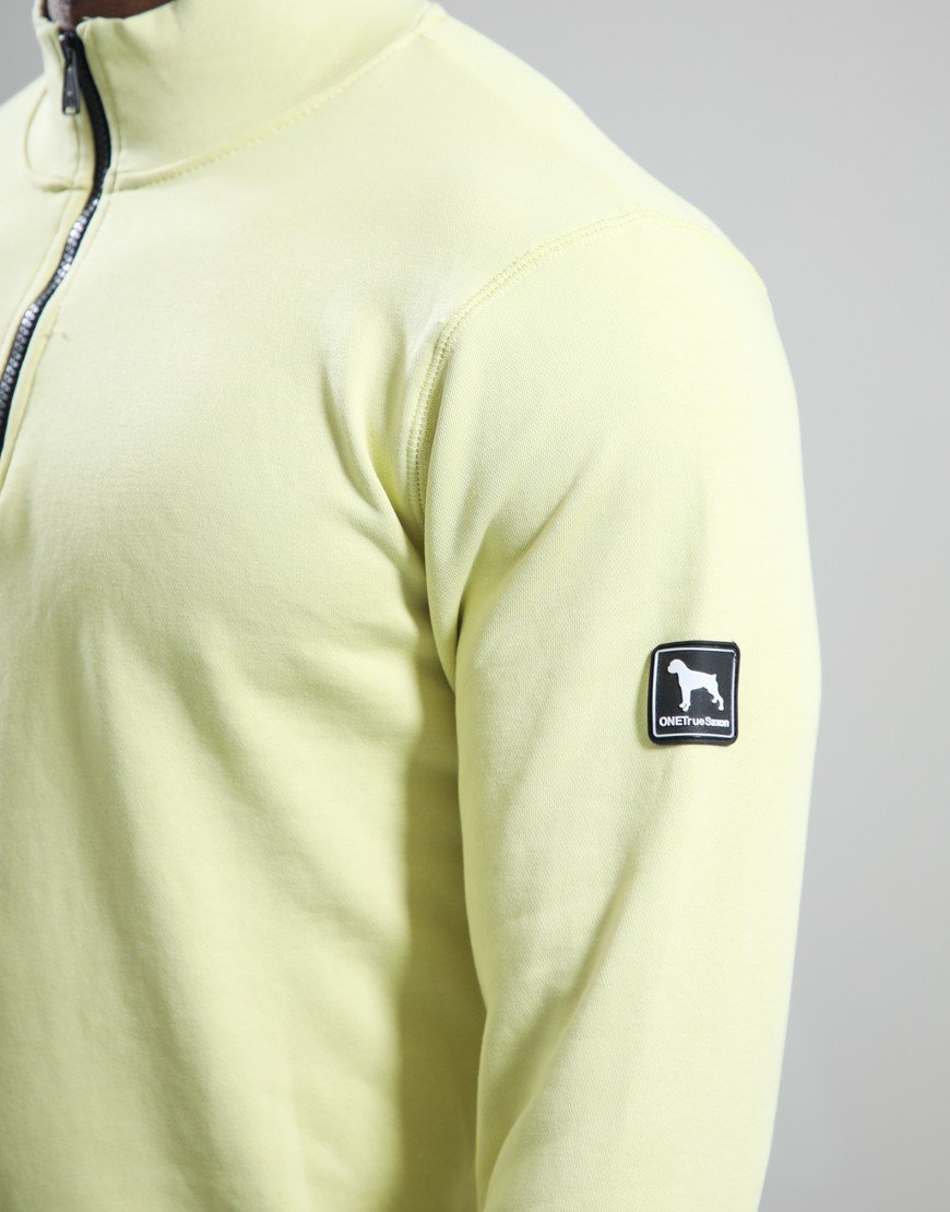 One True Saxon Dexon 1/4 Zip Sweat Olive