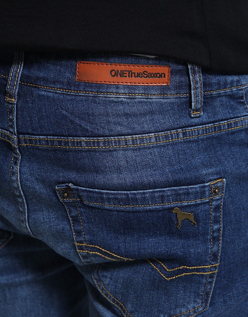 One True Saxon Dowry Jeans Mid Wash