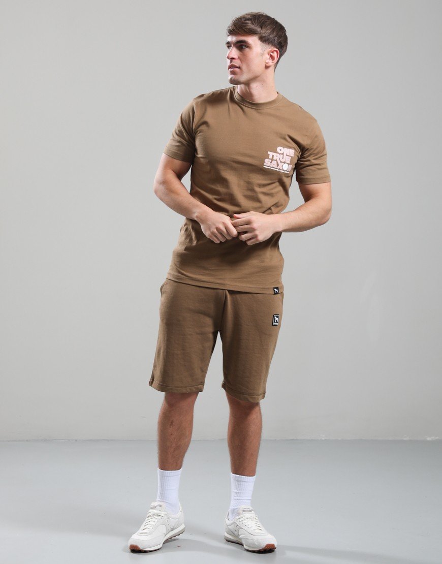 One True Saxon Drake T-Shirt Brown