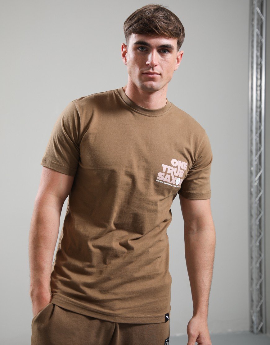 One True Saxon Drake T-Shirt Brown