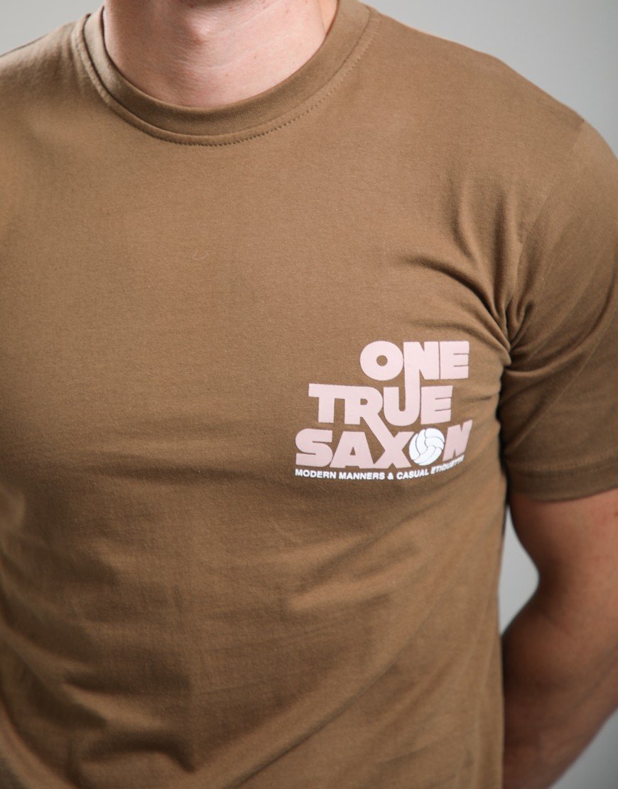 One True Saxon Drake T-Shirt Brown