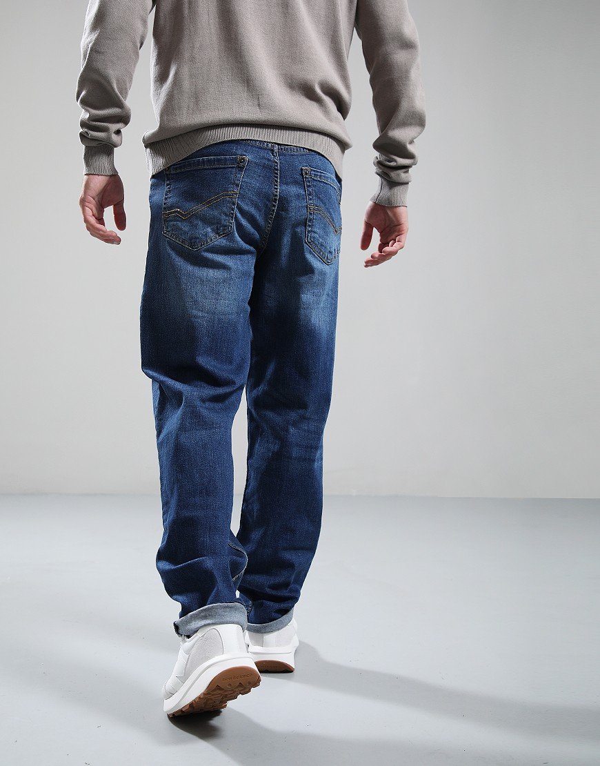 One True Saxon Eton Regular Jeans Mid Wash