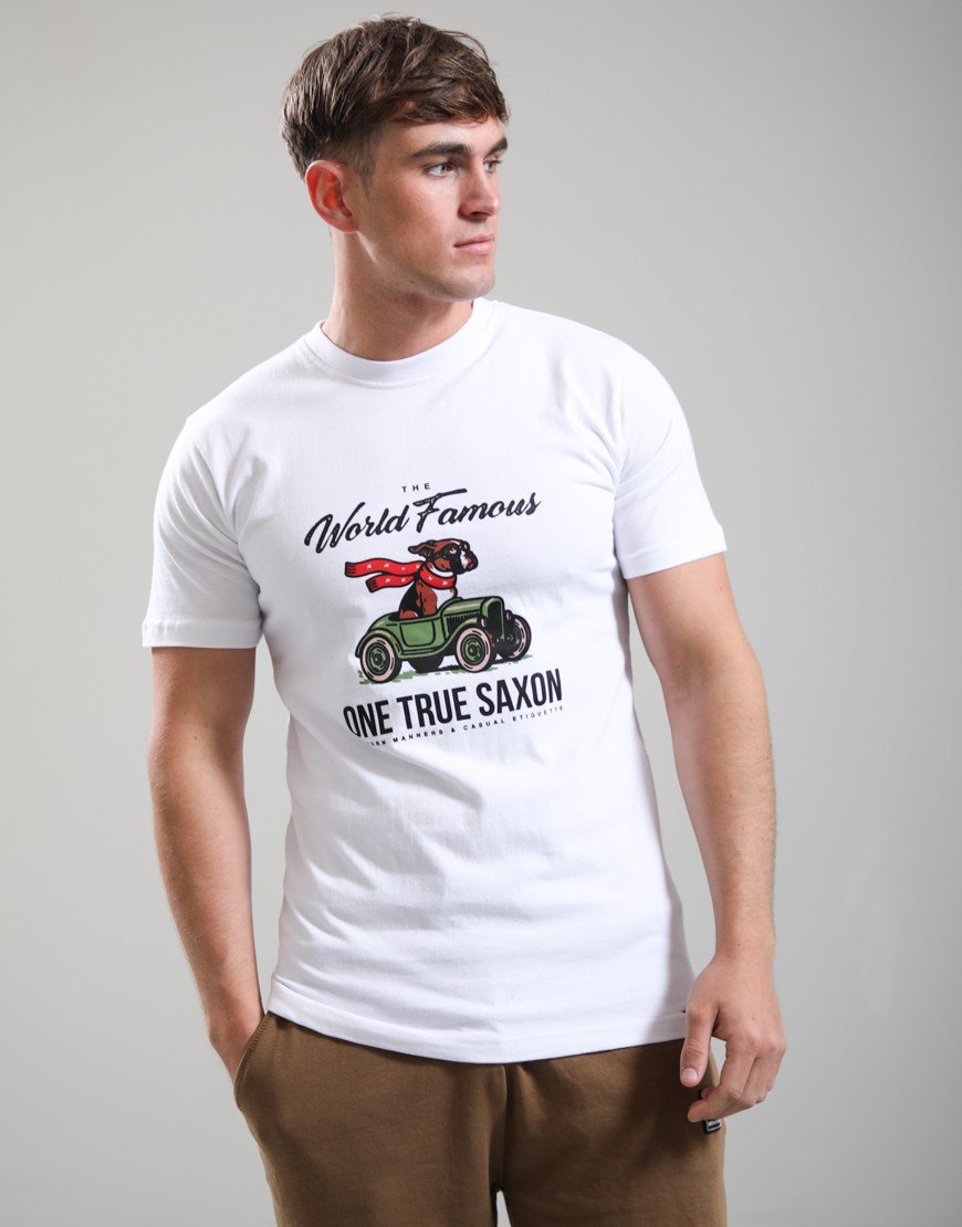 One True Saxon Hot Rod T-Shirt Optic White