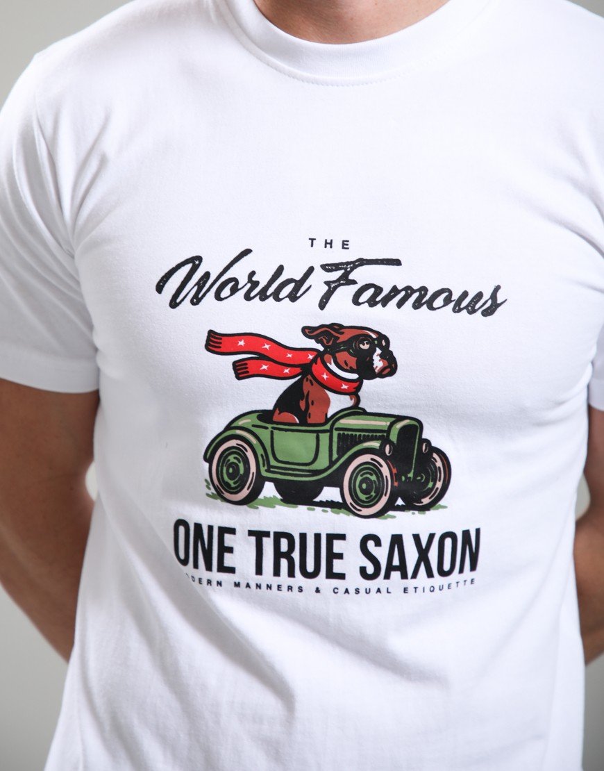 One True Saxon Hot Rod T-Shirt Optic White