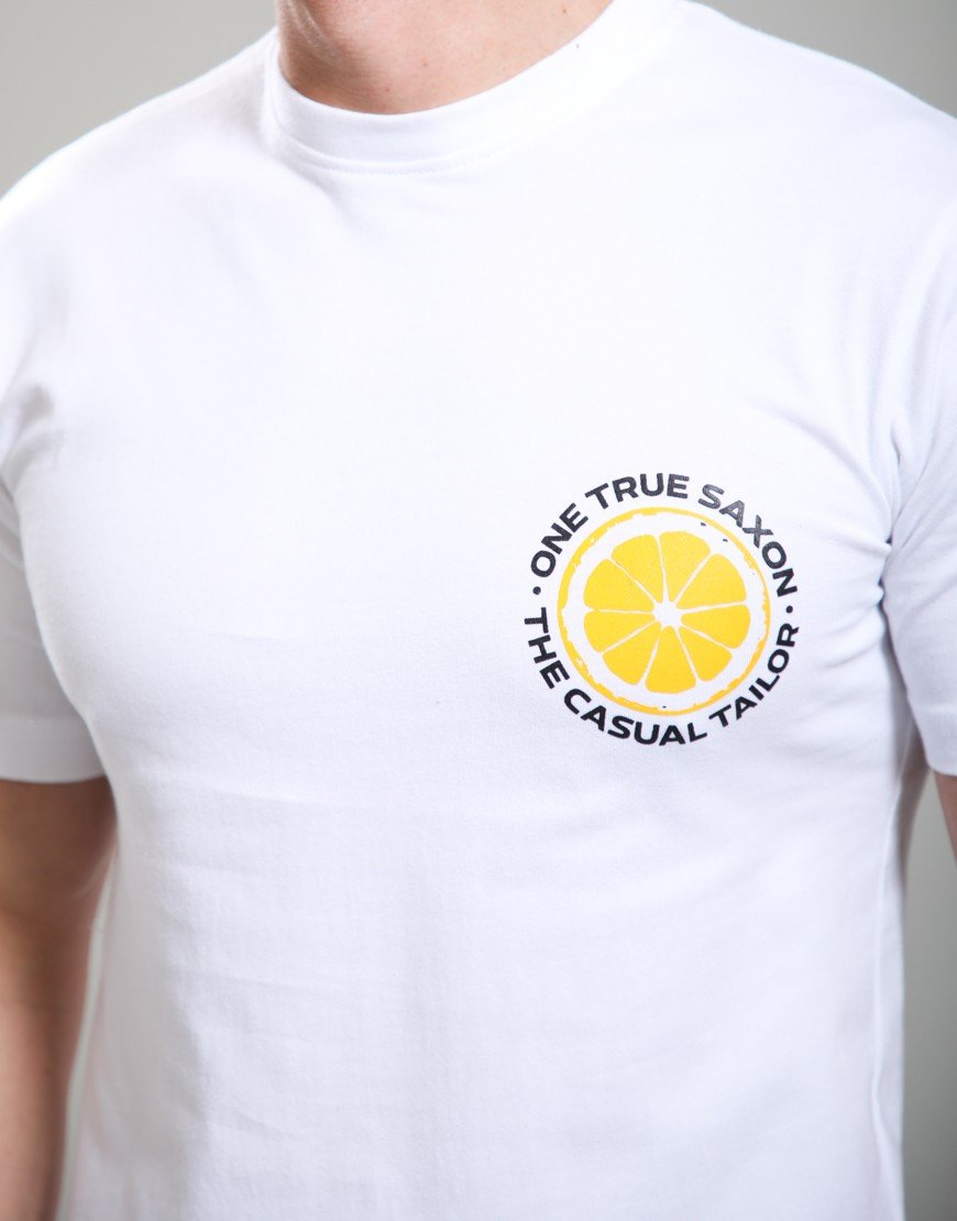 One True Saxon Lemon T-Shirt Optic White