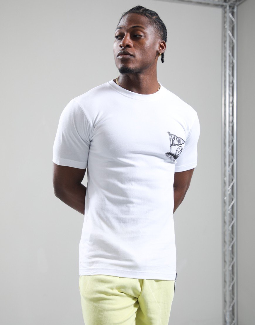 One True Saxon Flag T-Shirt Optic White
