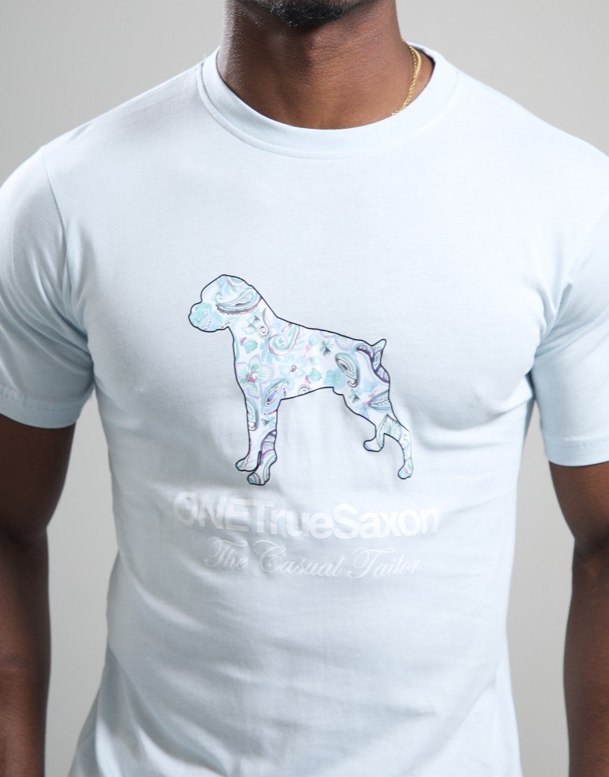 One True Saxon Tiste T-Shirt Cool Blue