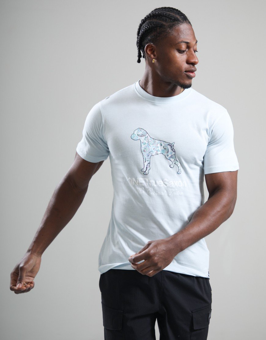 One True Saxon Tiste T-Shirt Cool Blue