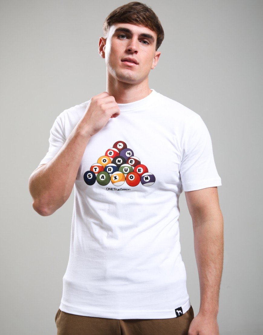 One True Saxon Pool Optic T-Shirt White