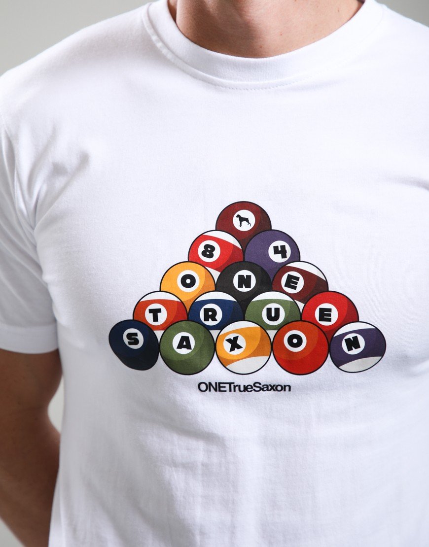 One True Saxon Pool Optic T-Shirt White