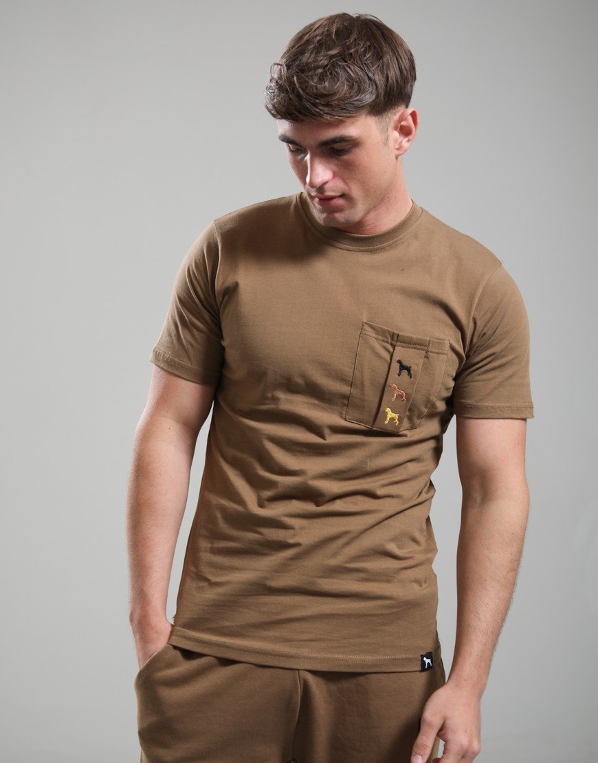 One True Saxon Repeat T-Shirt Brown