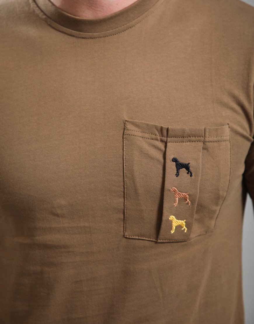 One True Saxon Repeat T-Shirt Brown