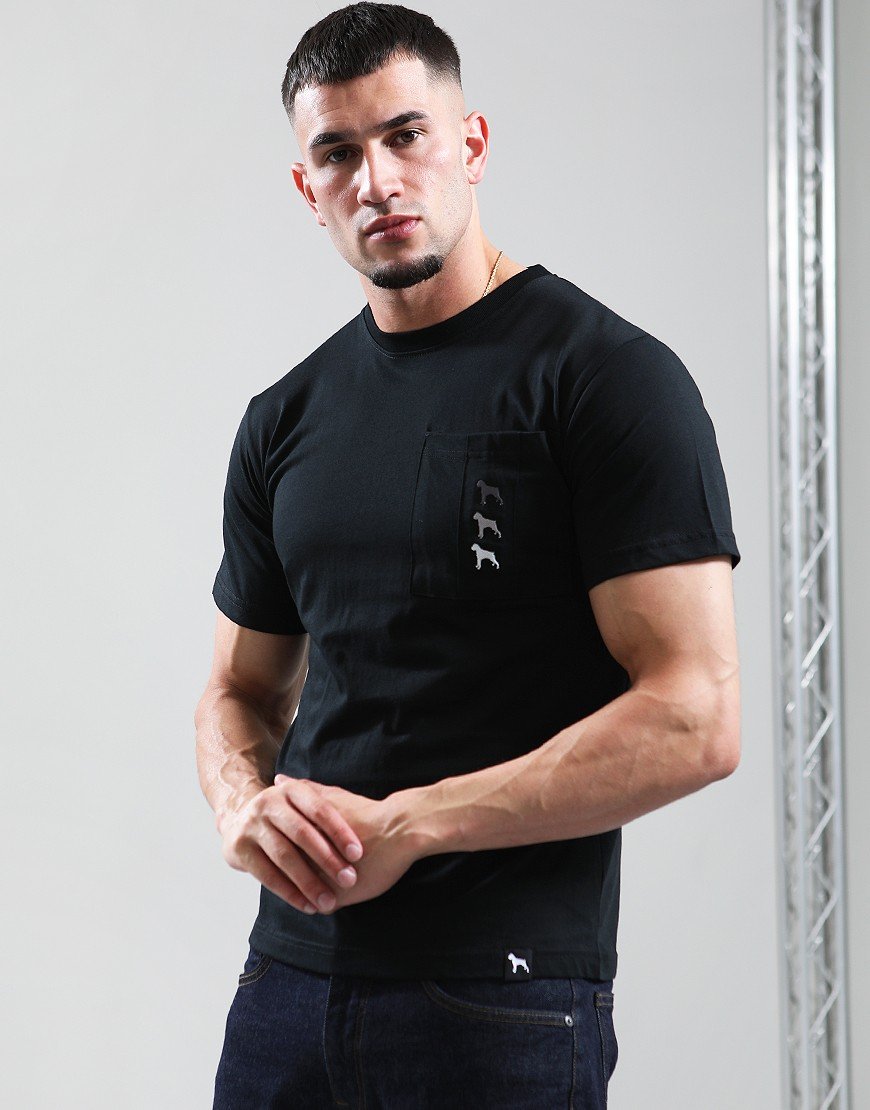 One True Saxon Repeat T-Shirt Black