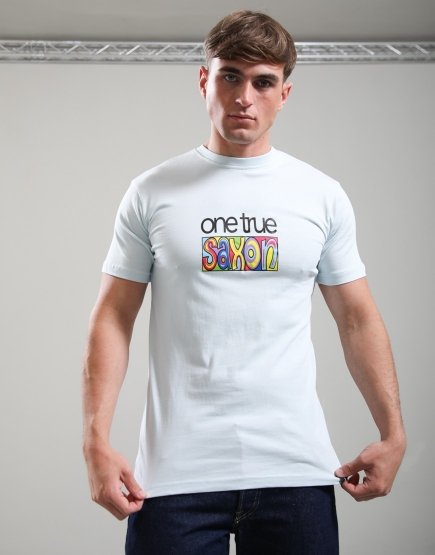 One True Saxon Ryda T-Shirt Cool Blue