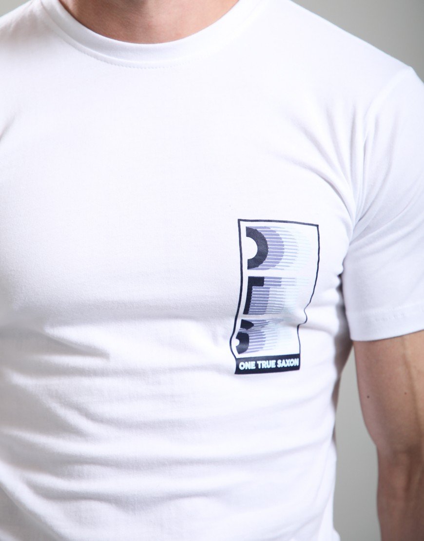 One True Saxon Stereo T-Shirt Optic White