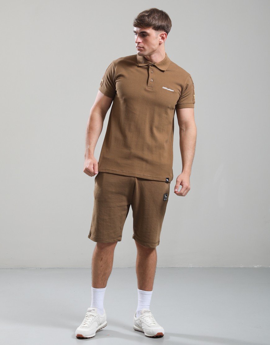 One True Saxon Summon Polo Shirt Brown