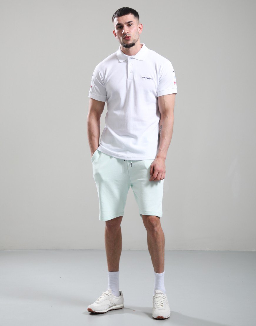 One True Saxon Summon Polo Shirt Optic White