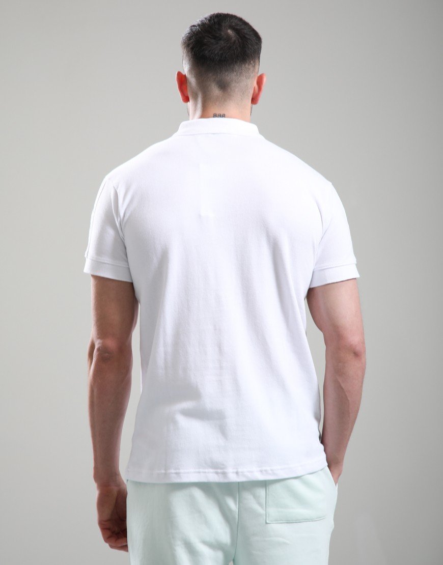 One True Saxon Summon Polo Shirt Optic White