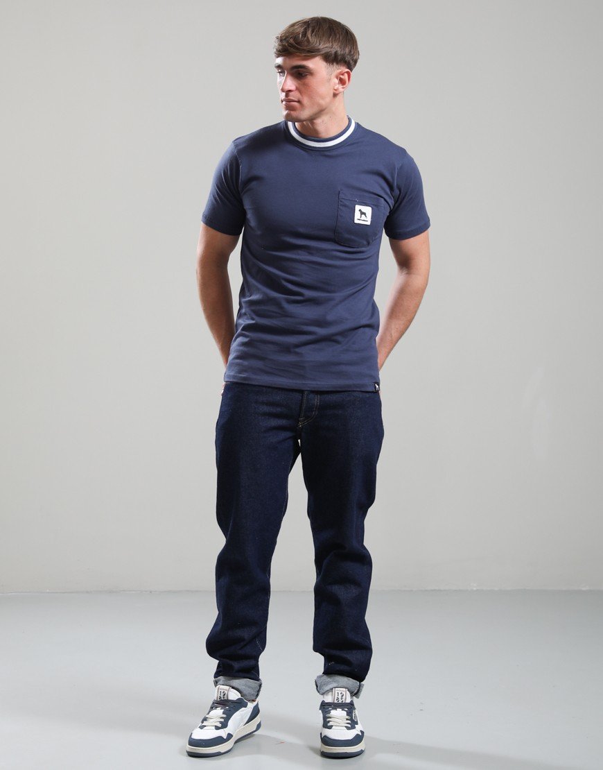 One True Saxon Tipped T-Shirt Navy