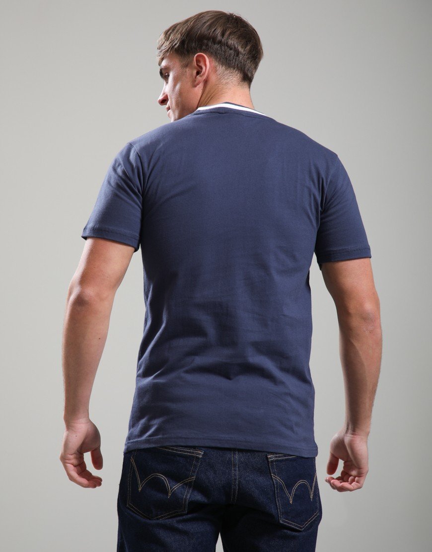 One True Saxon Tipped T-Shirt Navy
