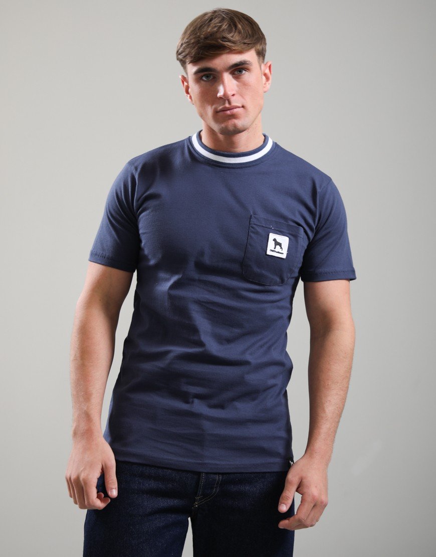 One True Saxon Tipped T-Shirt Navy