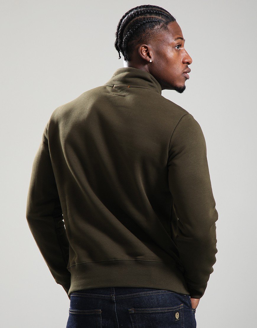 Parajumpers Broad Peak Half Neck Fleece Deep Moss Parajumpers Broad Peak Half Neck Fleece Deep Moss