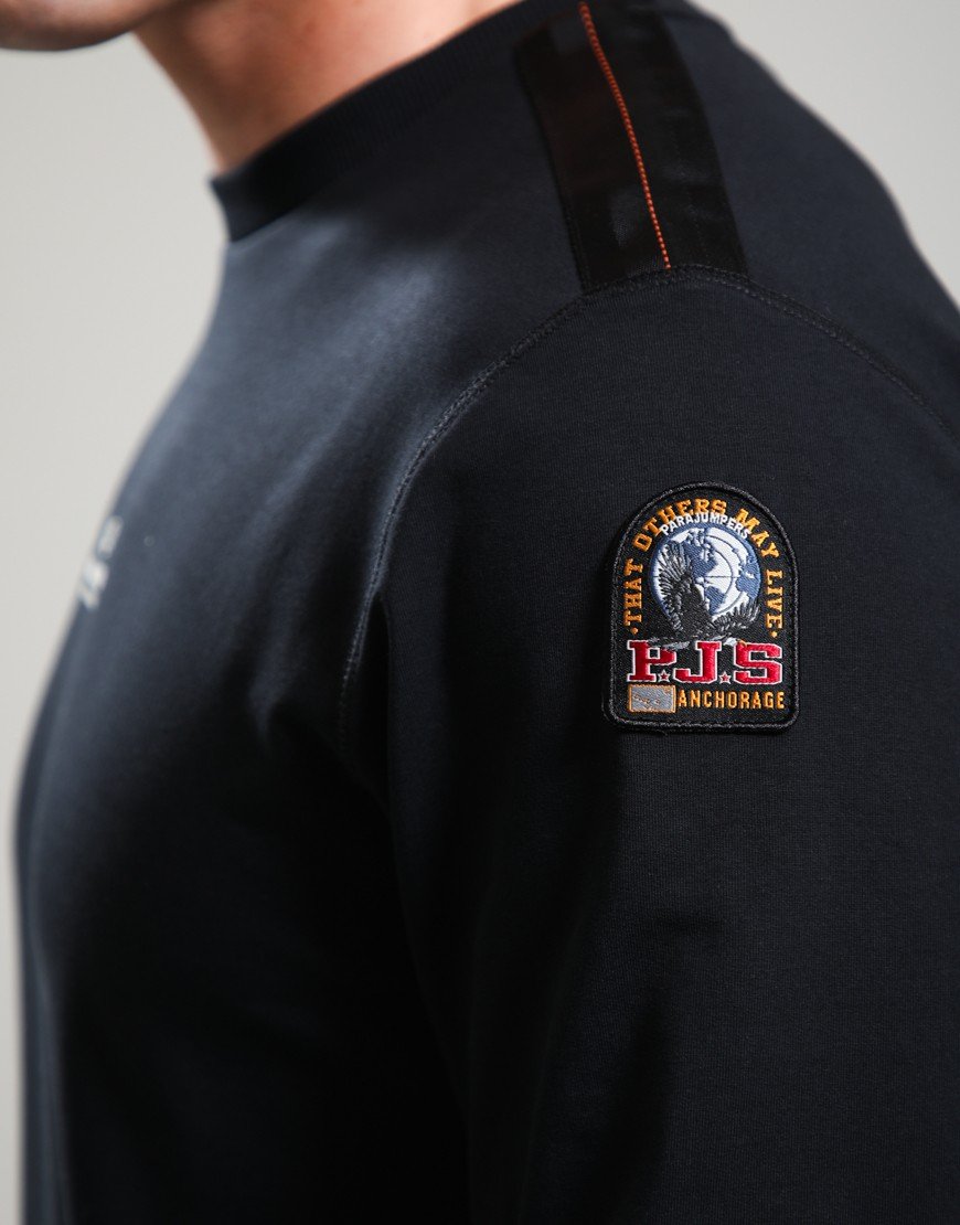 Parajumpers Fergus Crew Sweat Black