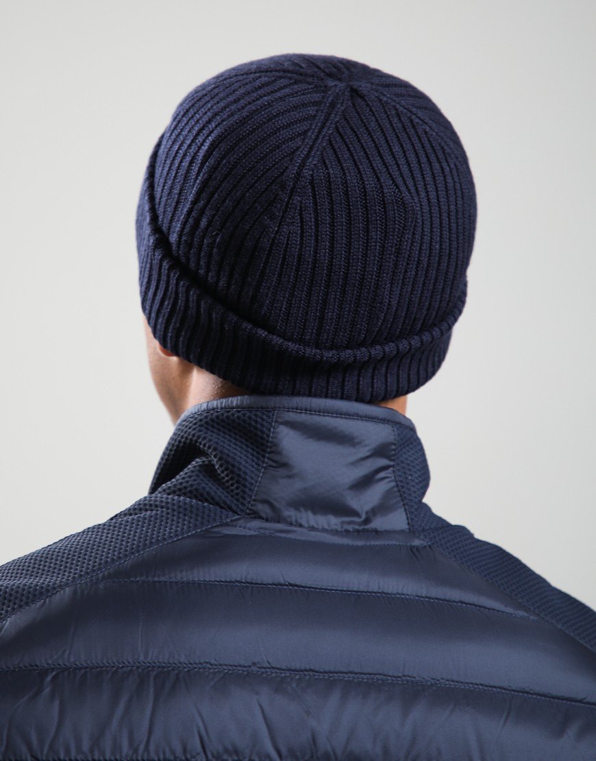Parajumpers Matio Knitted Beanie Navy Blue
