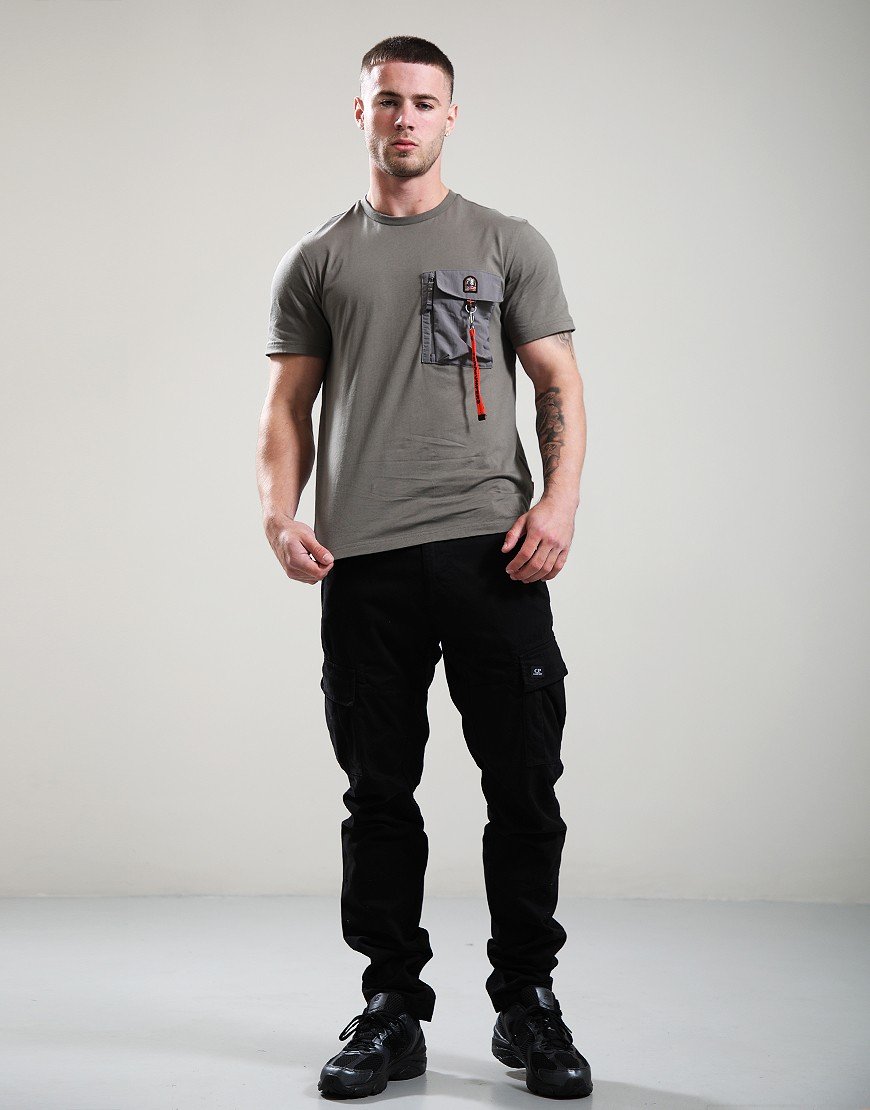 Parajumpers Mojave T-Shirt Olive Grey Pewter Parajumpers Mojave T-Shirt Olive Grey Pewter