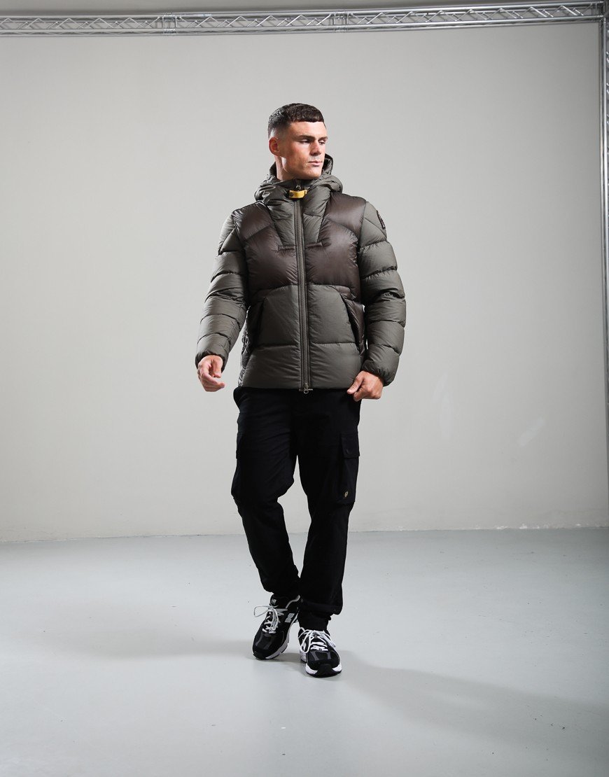 Parajumpers Notigi Hooded Down Jacket Slate Mud