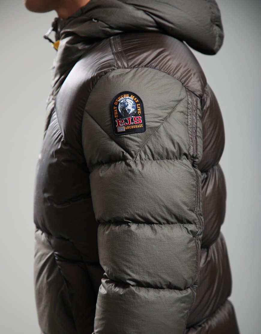 Parajumpers Notigi Hooded Down Jacket Slate Mud