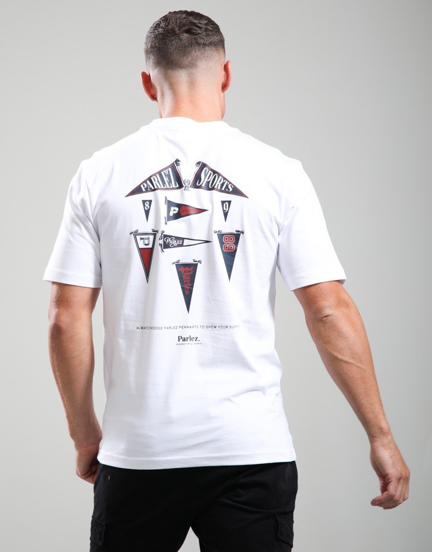 Parlez Pennant T-Shirt White
