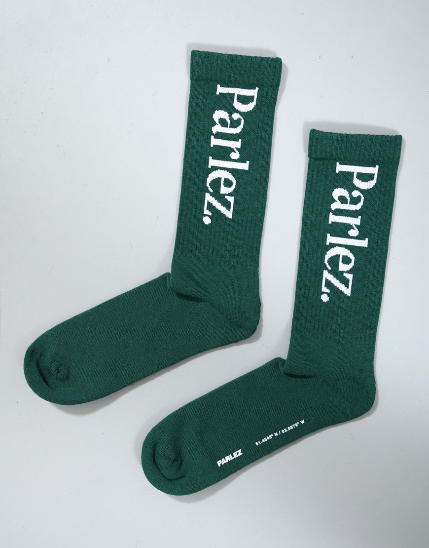 Parlez Whitlow Socks Deep Green