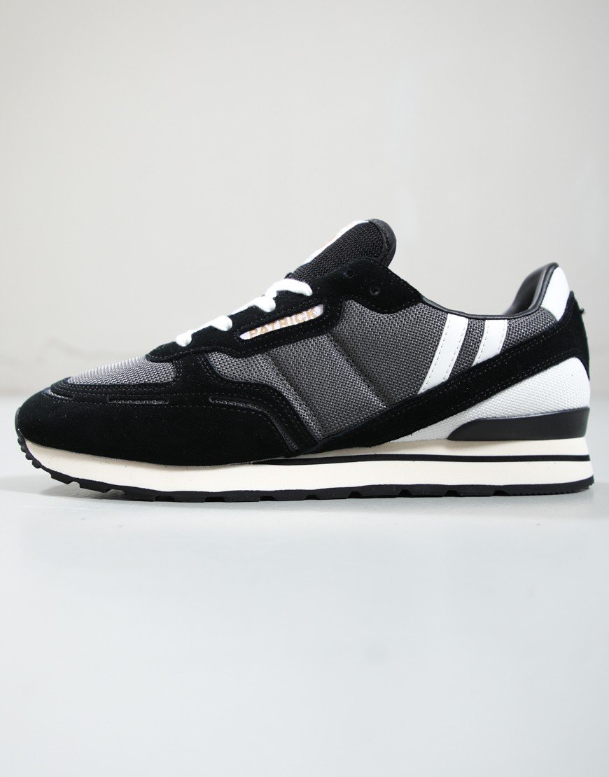 Patrick Bronby Runner Trainers Black/Dark Grey/White