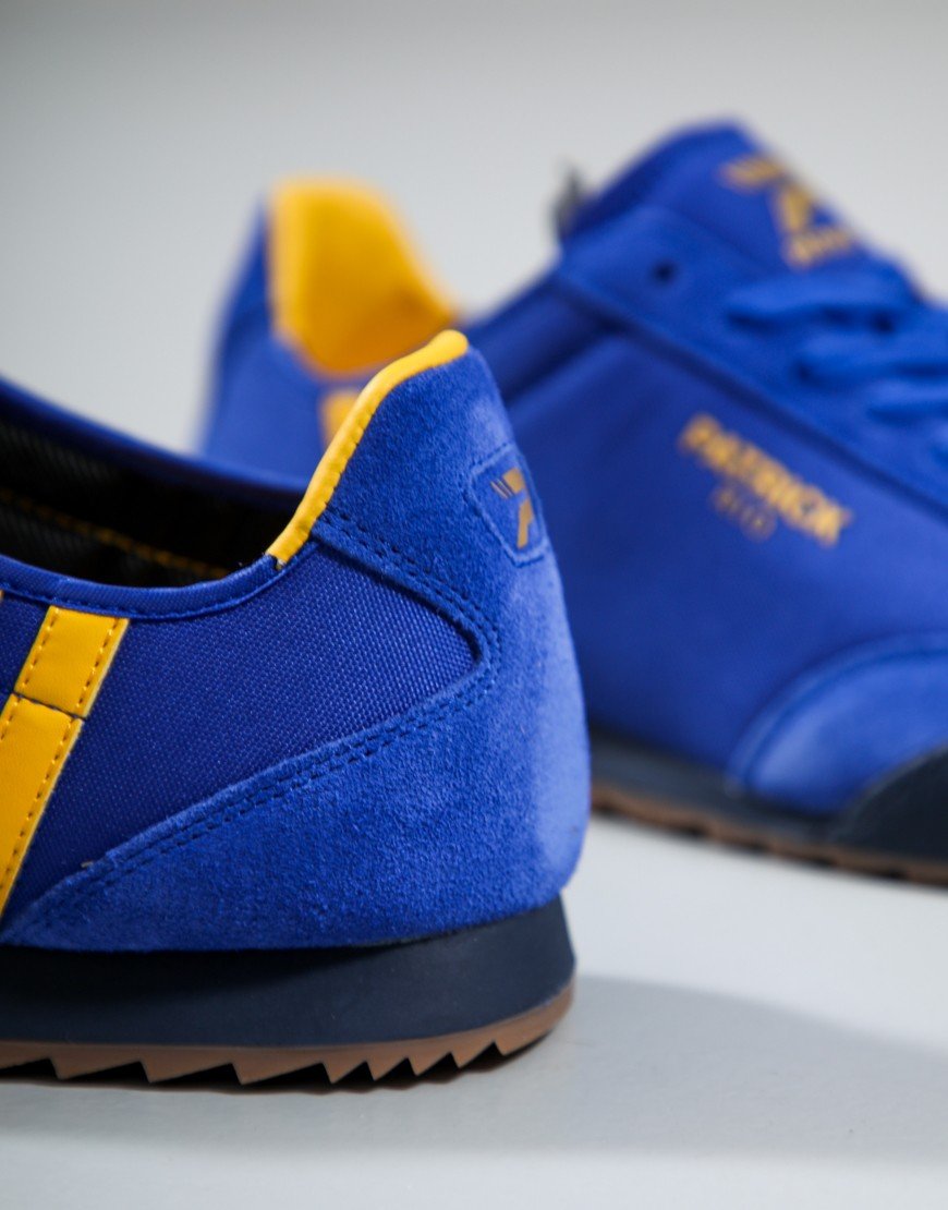 Patrick Rio Runner Trainers Blue/Yellow