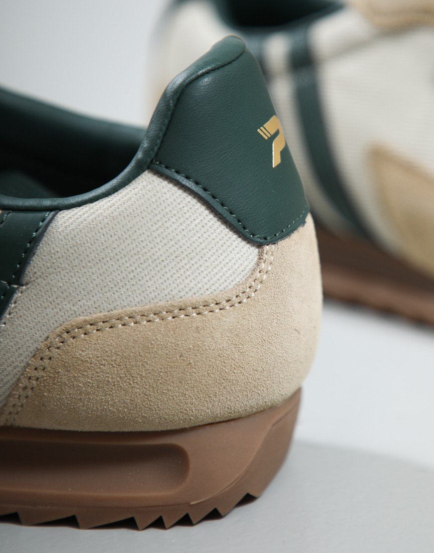 Patrick Forza Runner Trainers Stone/Dark Green