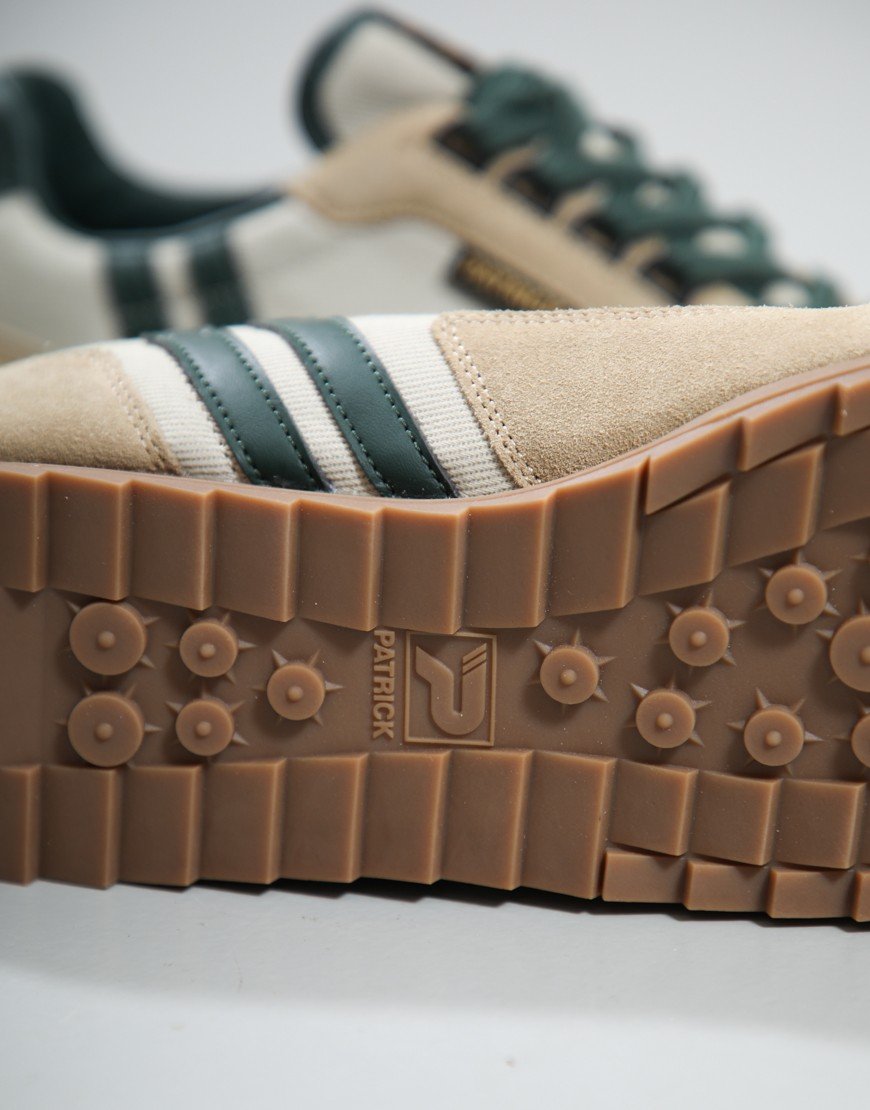 Patrick Forza Runner Trainers Stone/Dark Green