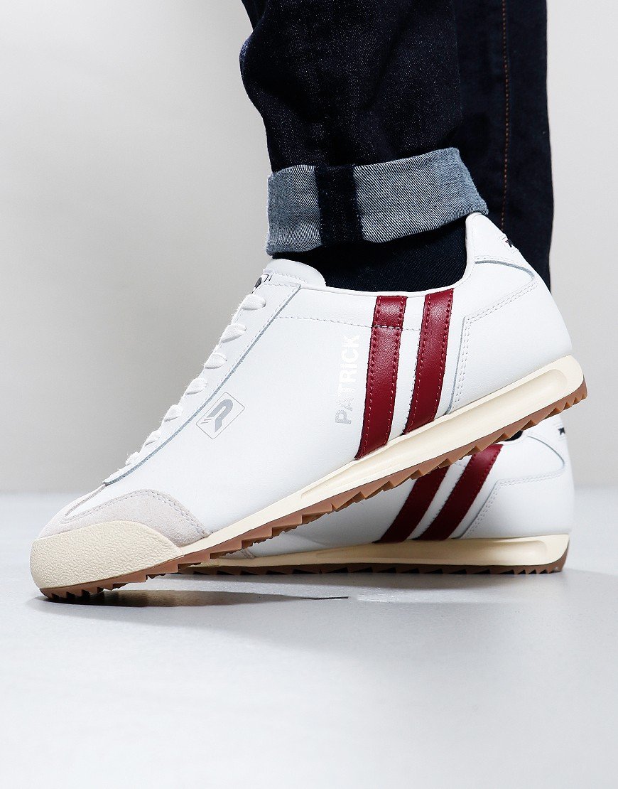 Patrick Liverpool – Scarpe Da Ginnastica Uomo, Bianco/navy, Pelle Scamosciata E Pelle, Bassi, Allacciatura