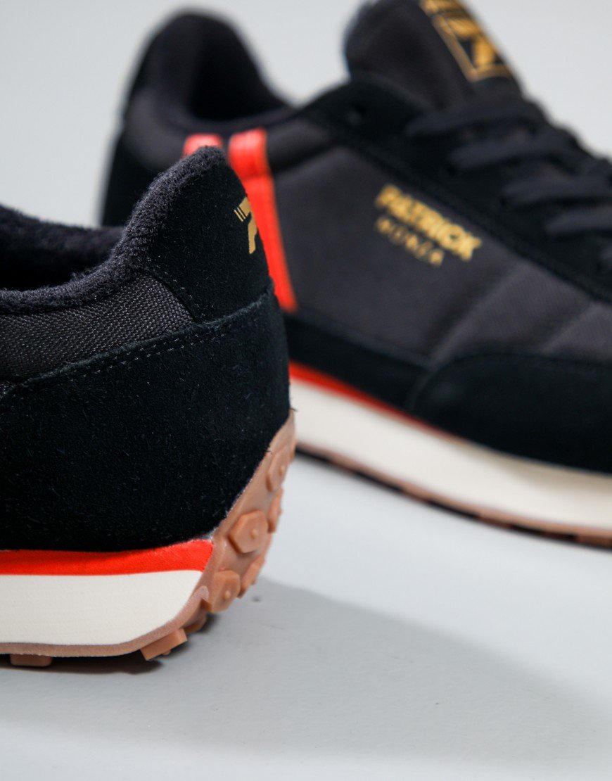Patrick Monza Runner Trainers Black/Orange
