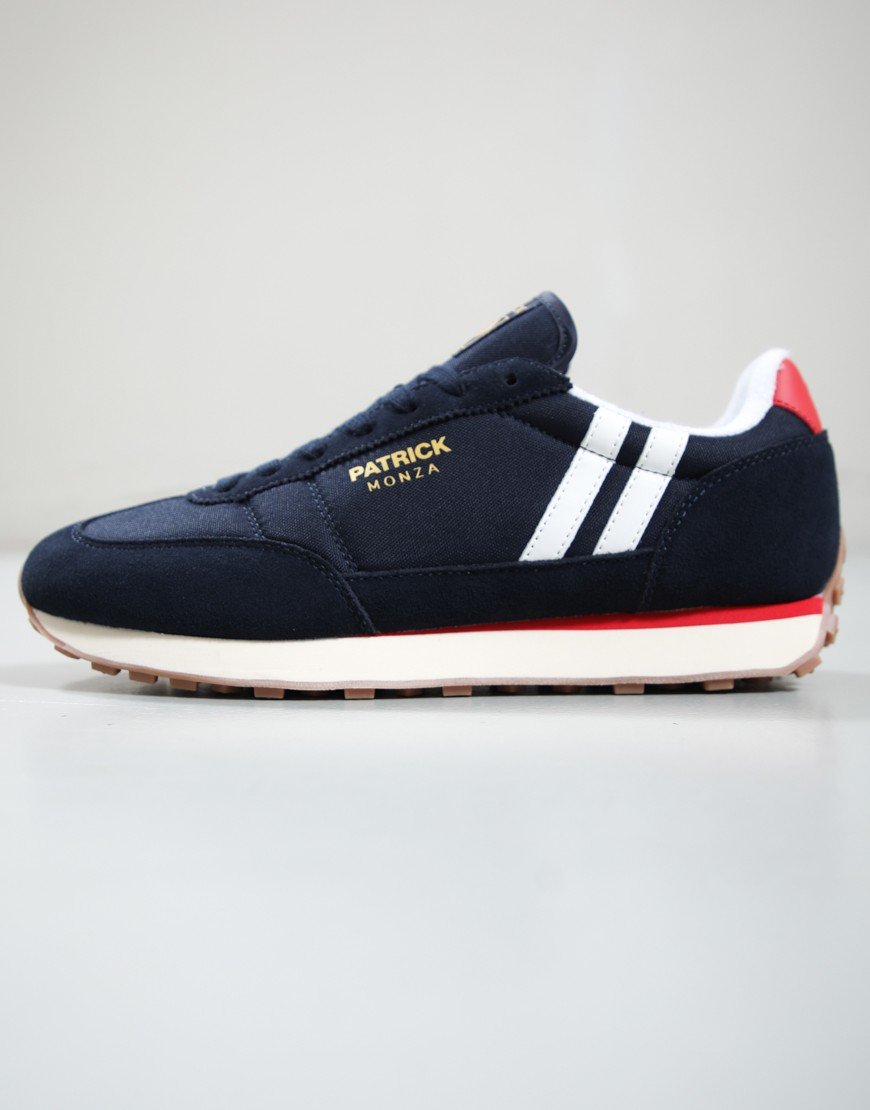 Patrick Monza Runner Trainers Navy/White/Navy